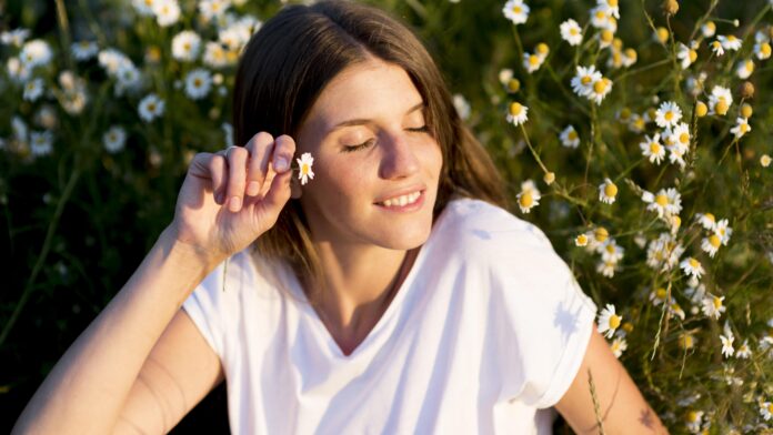 beautiful-woman-relaxing-nature